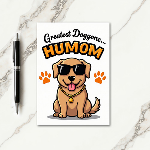 Striped Happy Mother Card