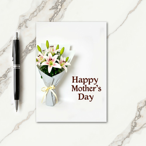 Striped Happy Mothers Card