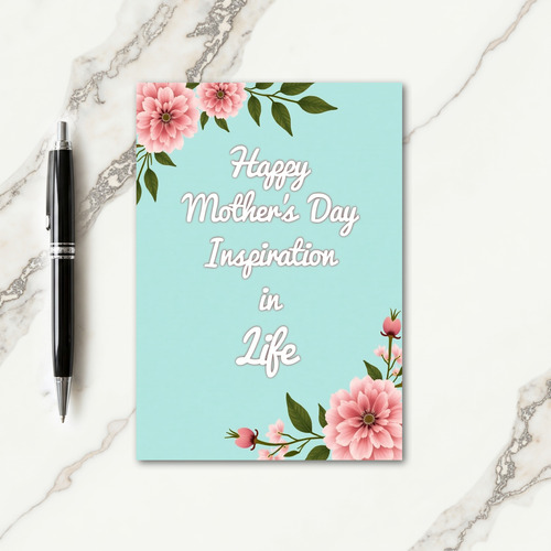 Striped Inspiration In Life Card