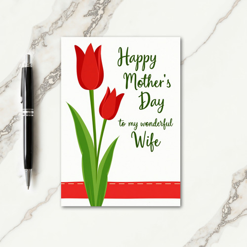 Striped Joyful Affection Card