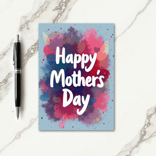 Striped Joyful Mum Card