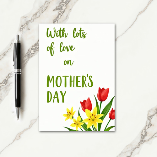 Striped Lots Of Love Card