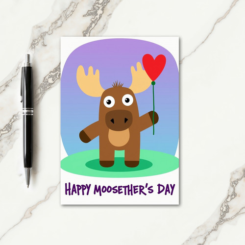 Striped Love Balloon Card