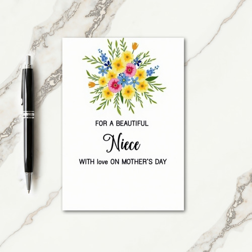 Striped Love On Mothers Day Card