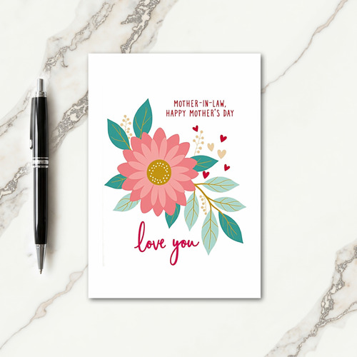 Striped Love You Motherinlaw Card
