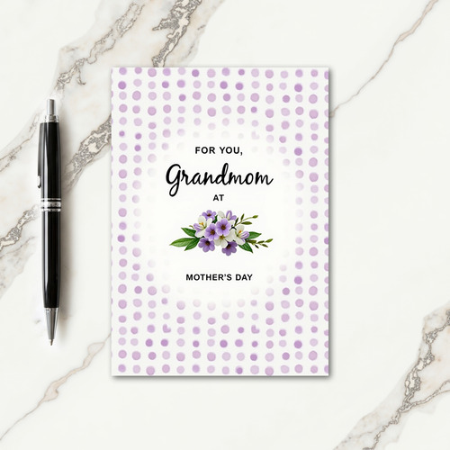 Striped Message Card