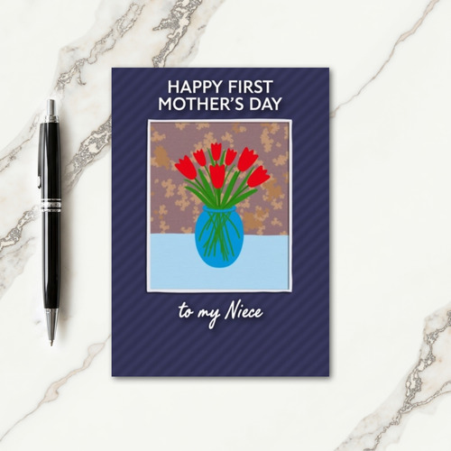Striped Milestone Celebration Card