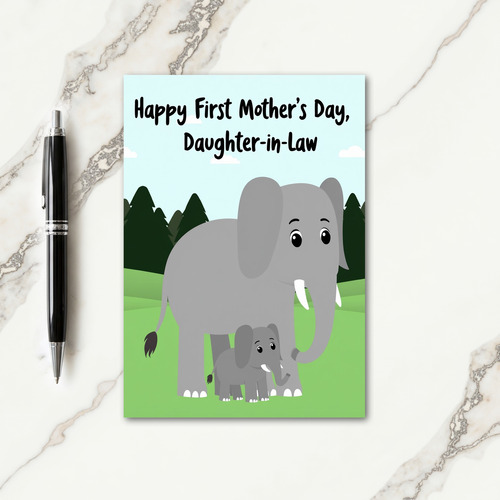 Striped Mother In Law Card