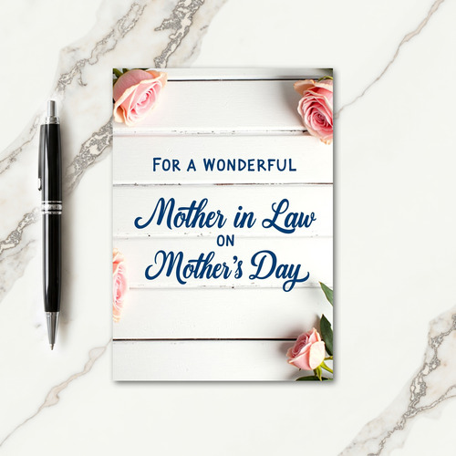Striped Mother In Law Day Card