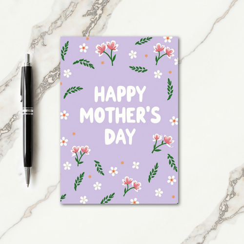 Striped Mother Message Card