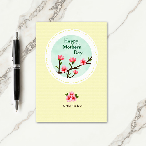 Striped Motherinlaw Greeting Card