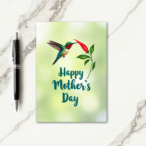 Striped Mothers Day Greeting Card