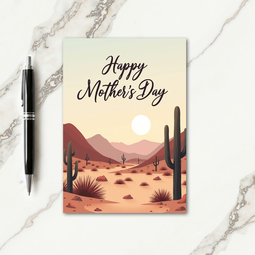 Striped Mothers Day Pattern Card