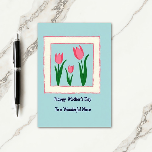 Striped Mothers Day Tribute Card