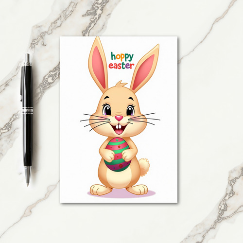 Striped Oval Celebration Card