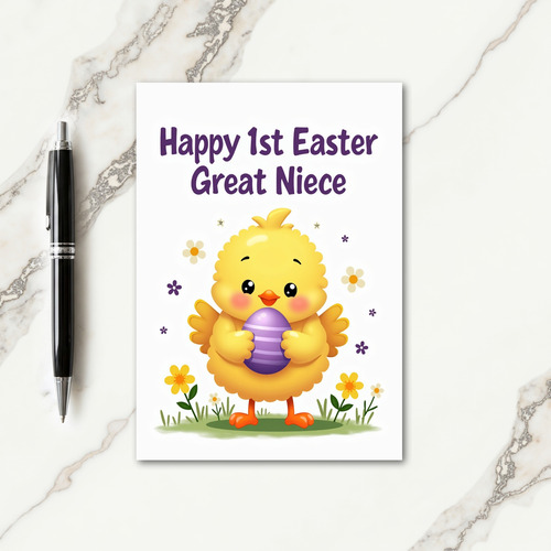 Striped Oval Friend Card