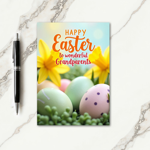 Striped Ovoid Spring Card
