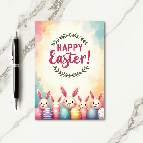 Striped Ovum Spring Card