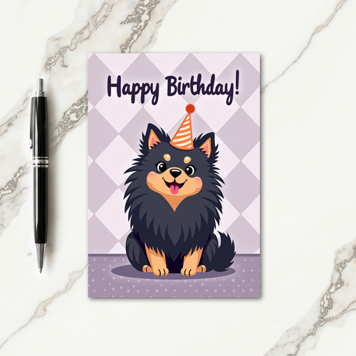 Striped Party Animal Card