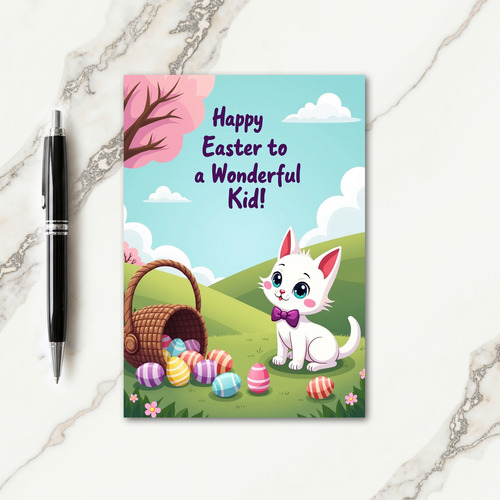Striped Pastel Spring Card