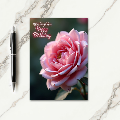 Striped Petal Art Card