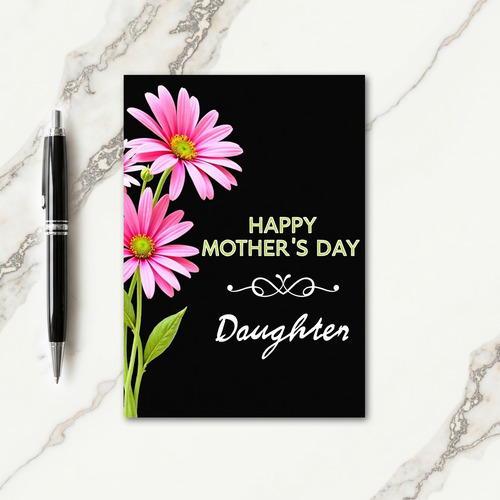 Striped Pink Blossom Best Card