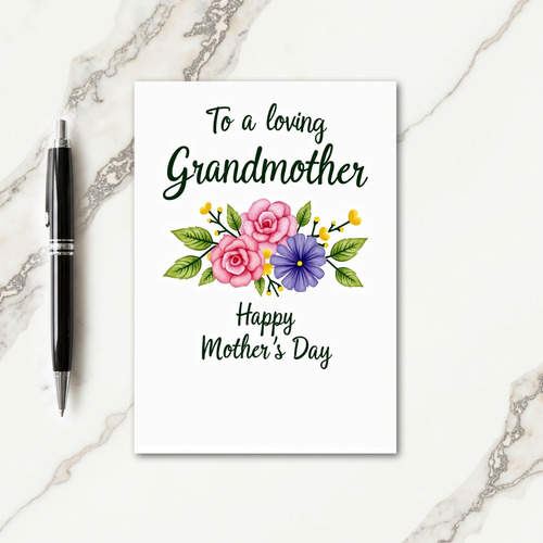 Striped Pink Blossoms Lovely Card