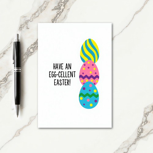 Striped Polka Dot Pattern Card