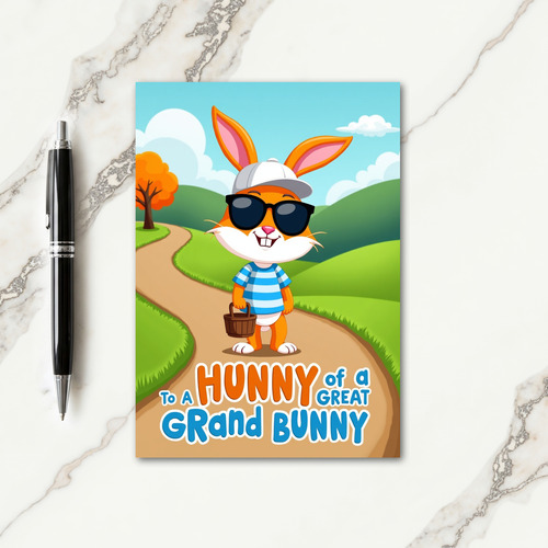 Striped Rabbit Adventure Card