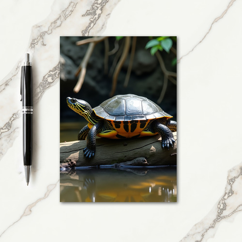 Striped Reptile Fathers Day Card