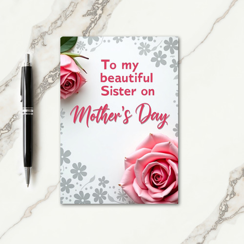 Striped Roses Special Day Card