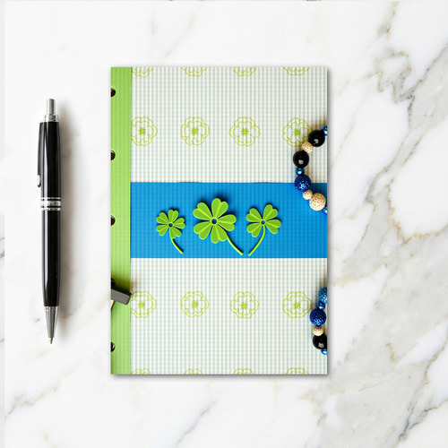 Striped Shamrock Pattern Card