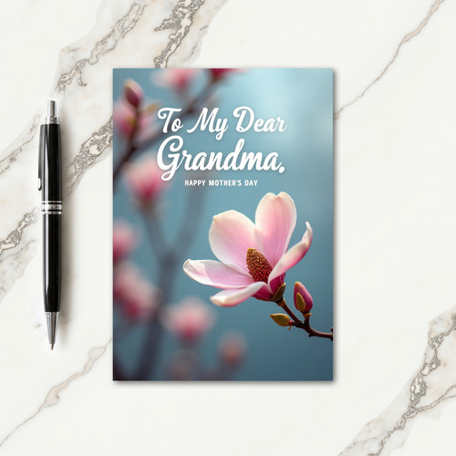 Striped Soft Blossom Love Card