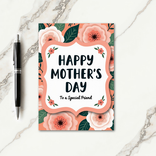 Striped Special Friend Card