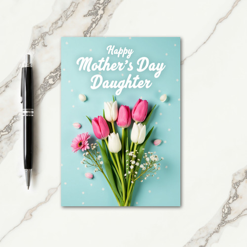 Striped Spring Blossom Card