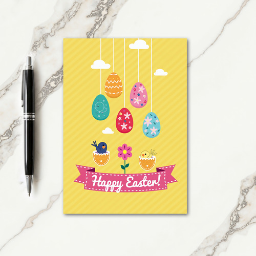 Striped Spring Celebration Card