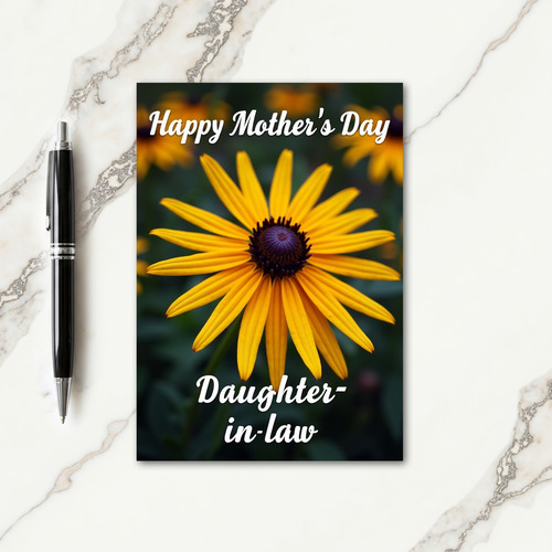 Striped Sunlit Blossom Card