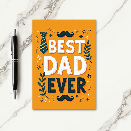 Striped Tie Sweet Fathers Day Card