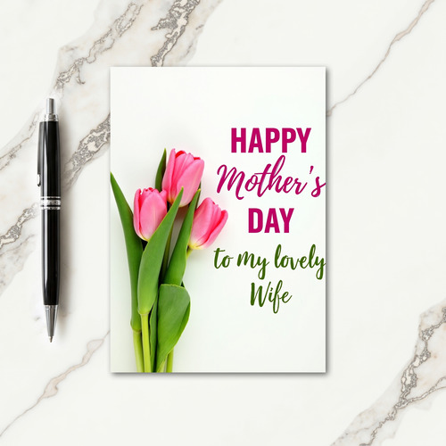 Striped To My Lovely Wife Card