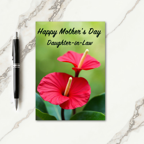 Striped Tropical Daughter In Law Card