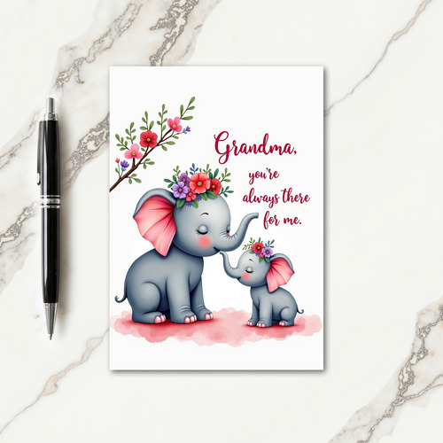 Striped Trunk Tenderness Card