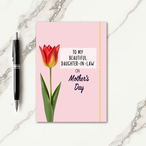 Striped Tulip Appreciation Card