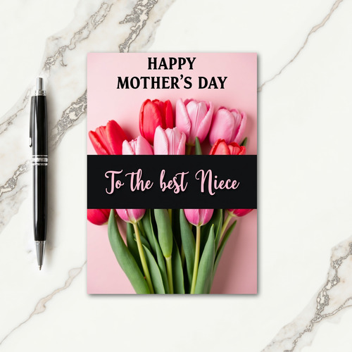 Striped Tulip Celebration Card