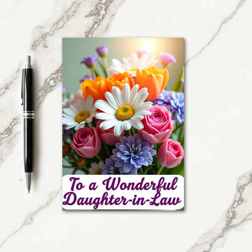 Striped Tulips Affection Card