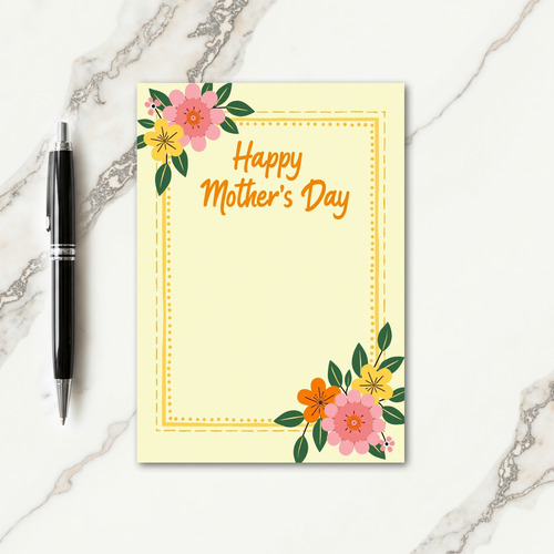 Striped Warm Wishes Card