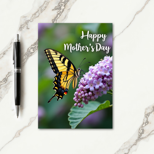 Striped Wing Mothers Day Card