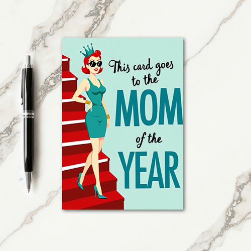 Stylish Congrats Award Card
