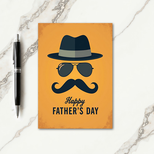 Stylish Dads Day Card