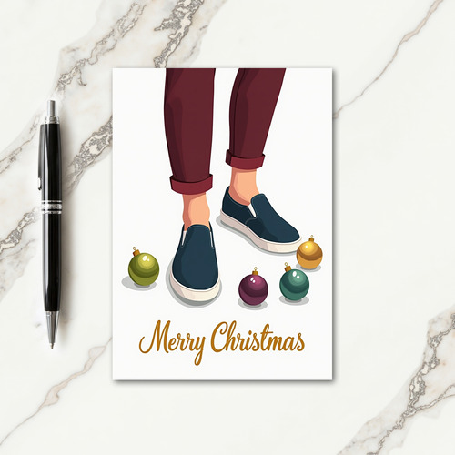 Stylish Footwear Christmas Card thumbnail