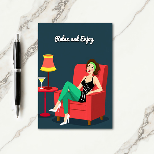 Stylish Mothers Day Getaway Card